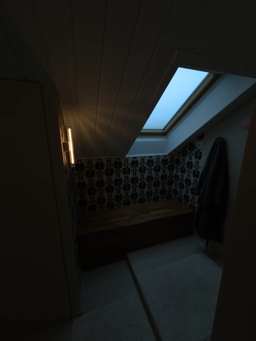 Éclairage de chambre avec puits de lumière