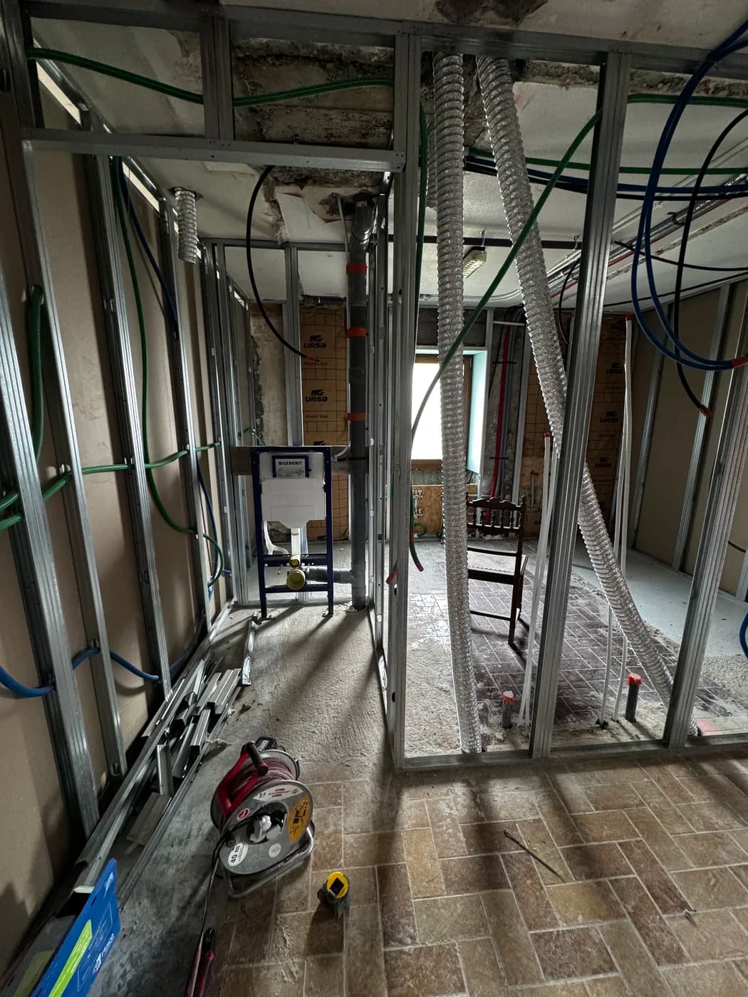 Réseau de gaines de ventilation